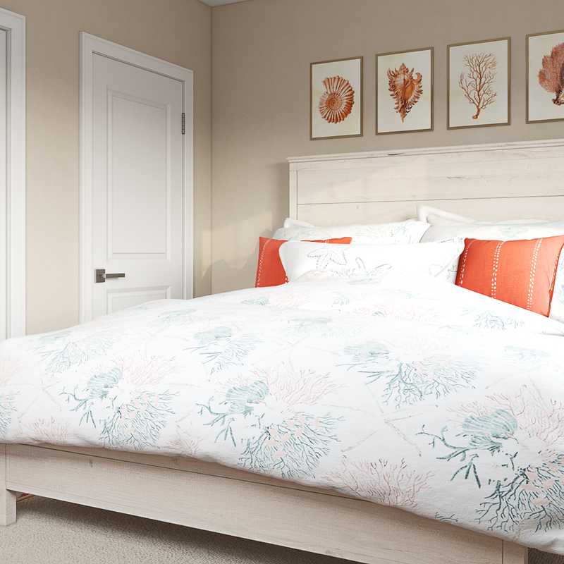 Coastal Bedroom Design by Havenly Interior Designer Natalie