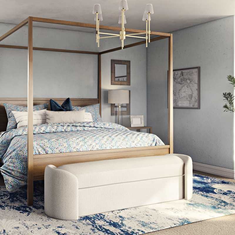 Eclectic Bedroom Design by Havenly Interior Designer Natalie