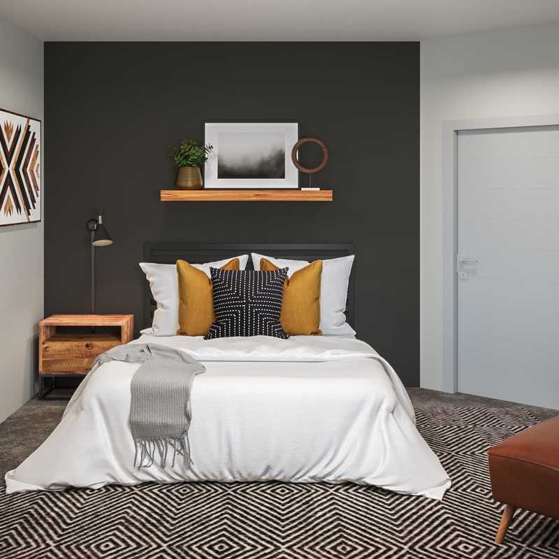 Modern, Bohemian Bedroom Design by Havenly Interior Designer Kayla