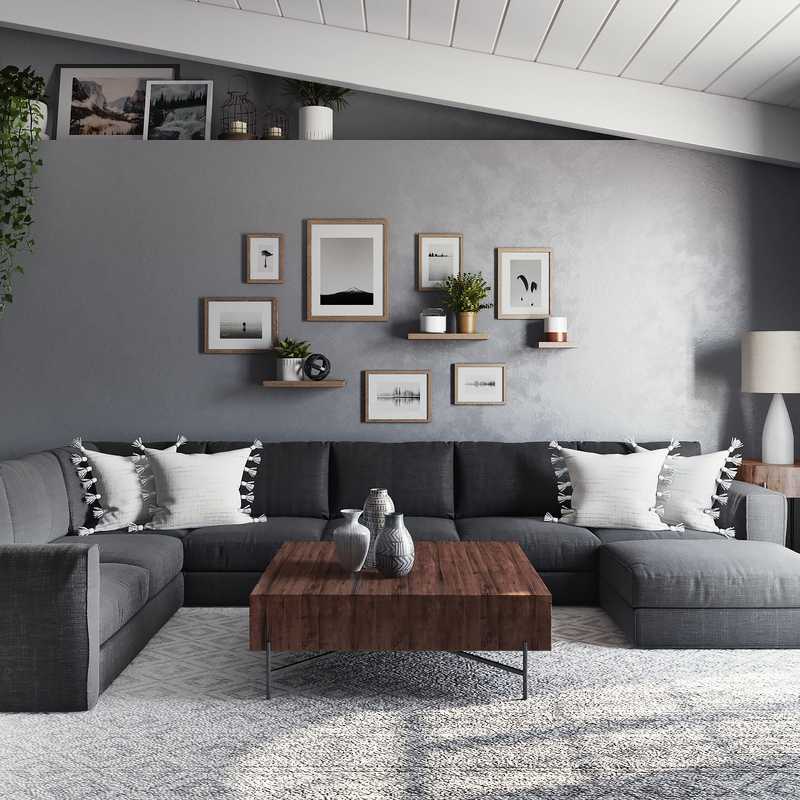 Modern, Scandinavian Living Room Design by Havenly Interior Designer Kiara