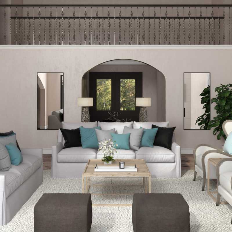 Contemporary, Modern, Classic, Minimal Living Room Design by Havenly Interior Designer Stacy