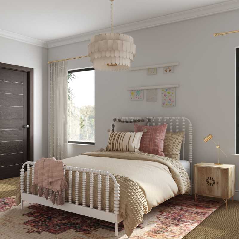 Bohemian, Traditional, Scandinavian Bedroom Design by Havenly Interior Designer Sabra