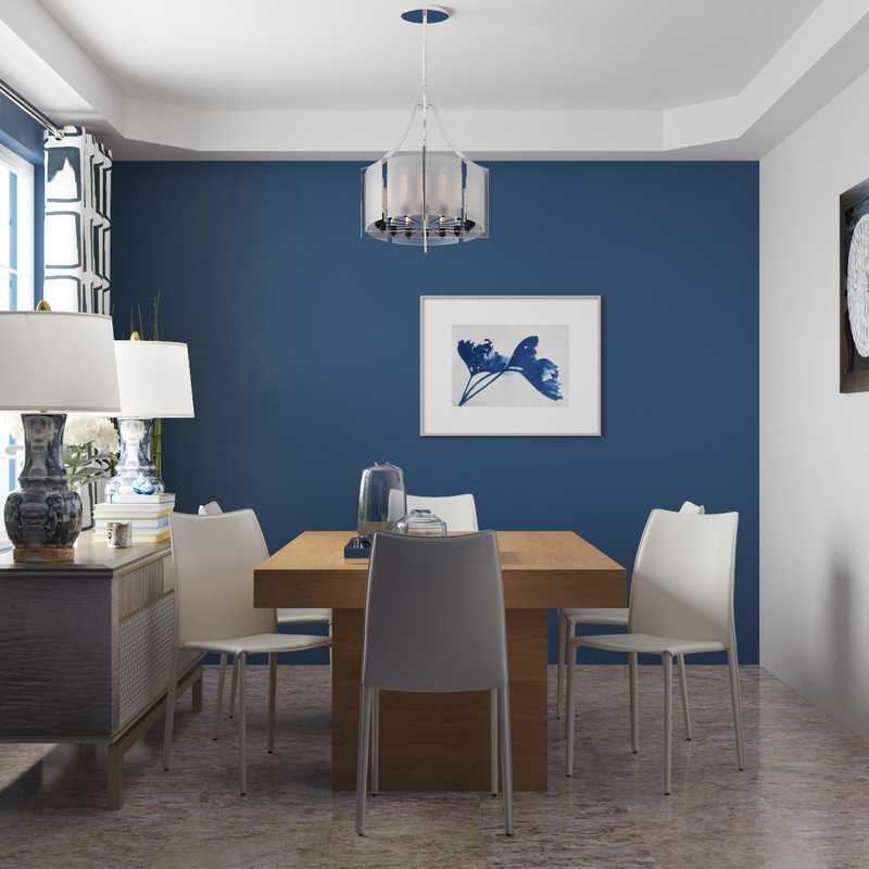 Contemporary, Modern, Glam Dining Room Design by Havenly Interior Designer Melisa