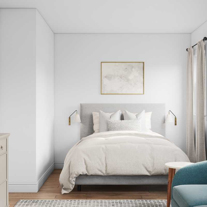 Bohemian, Glam, Scandinavian Bedroom Design by Havenly Interior Designer Caroline