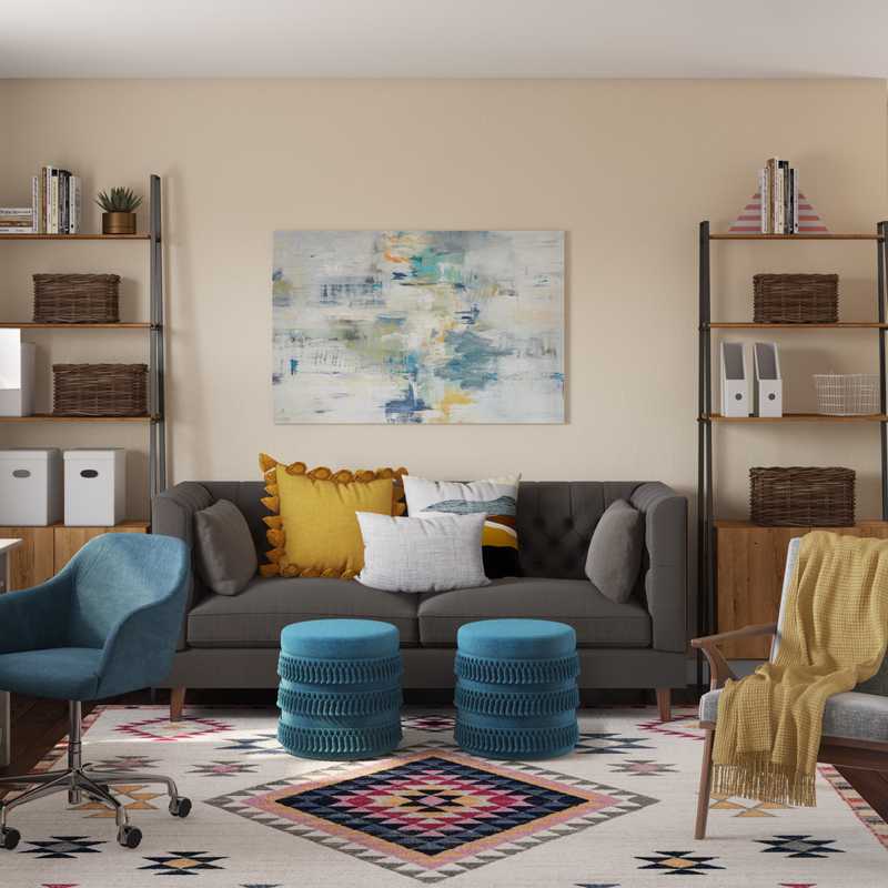 Transitional, Southwest Inspired, Midcentury Modern Other Design by Havenly Interior Designer Heather