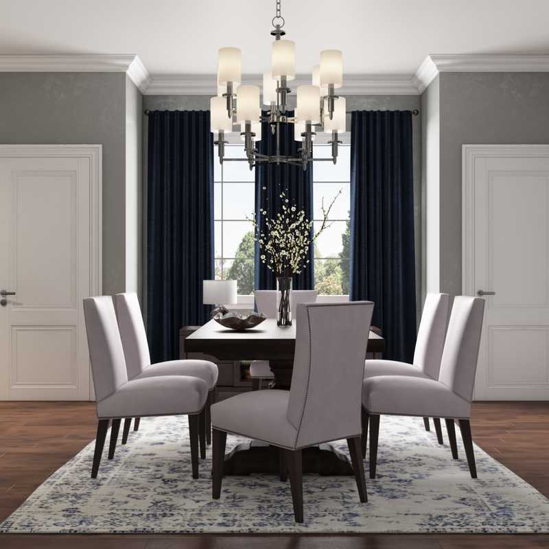 Classic, Traditional Dining Room Design by Havenly Interior Designer Austin