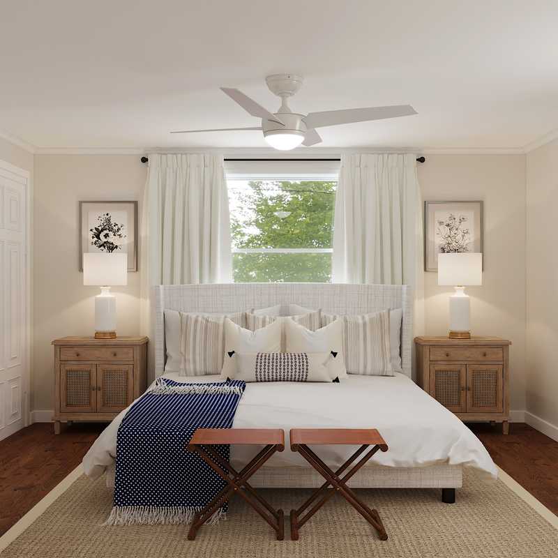Contemporary, Modern, Coastal Bedroom Design by Havenly Interior Designer Sophia