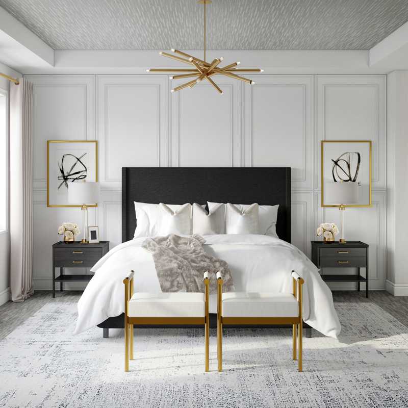 Contemporary, Modern, Minimal Bedroom Design by Havenly Interior Designer Karen