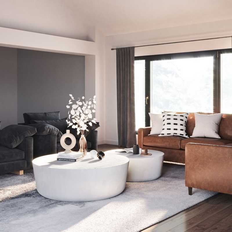 Modern, Minimal Living Room Design by Havenly Interior Designer Katherine