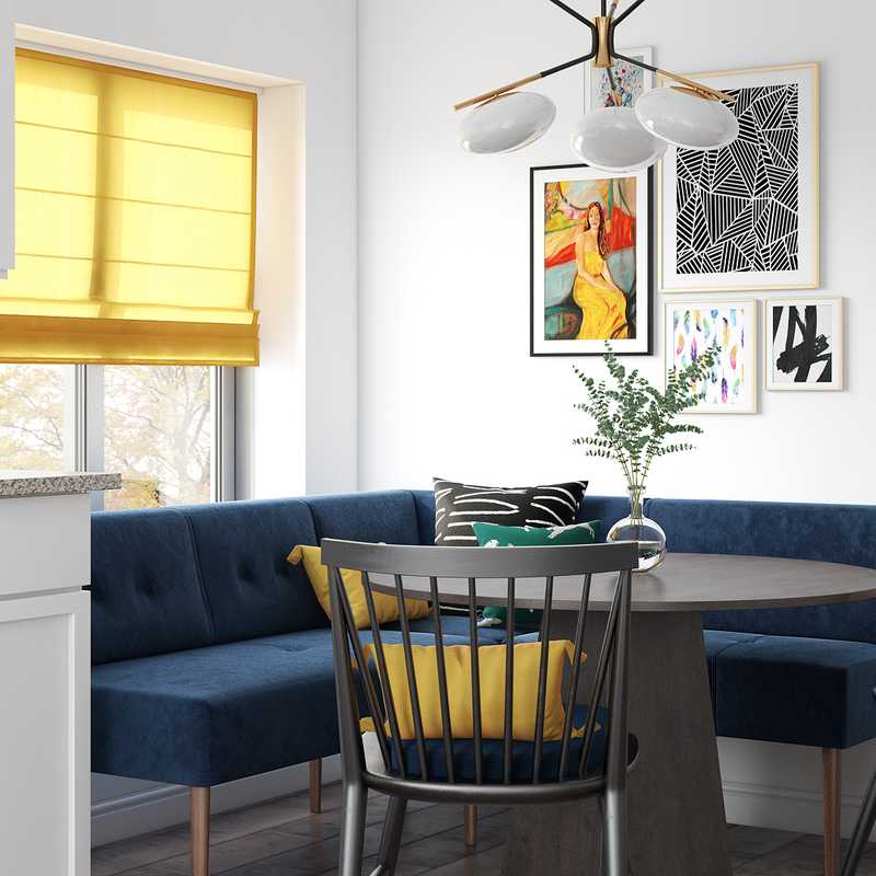 Modern, Classic, Eclectic, Midcentury Modern Dining Room Design by Havenly Interior Designer Sandra