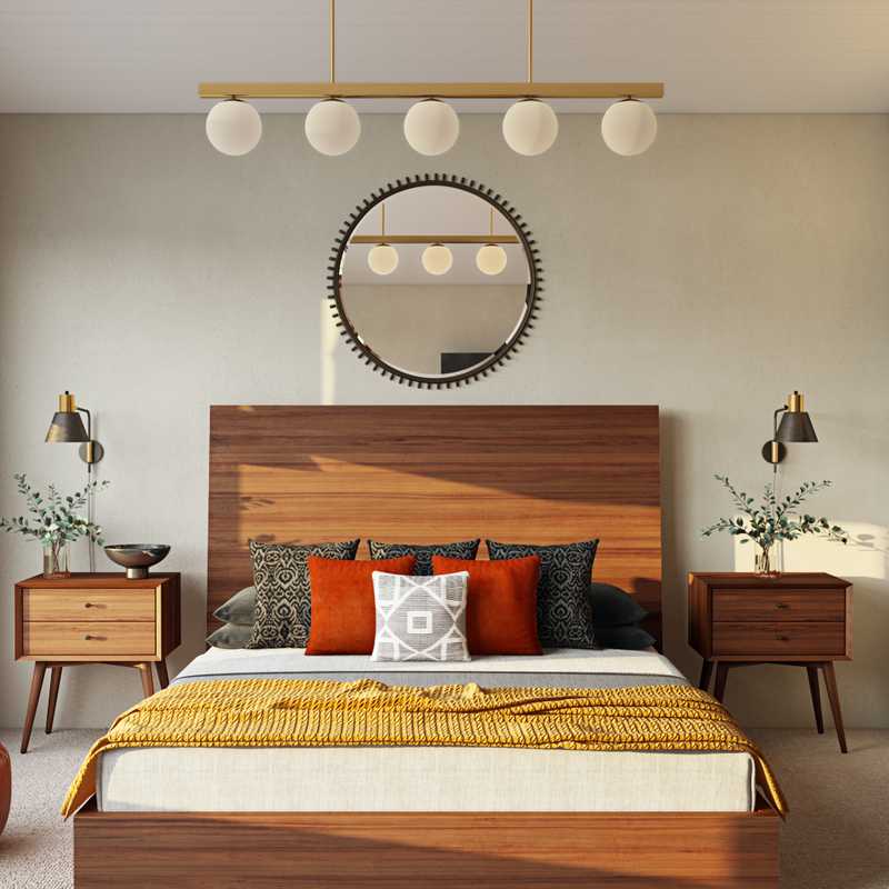 Bohemian, Rustic Bedroom Design by Havenly Interior Designer Justin