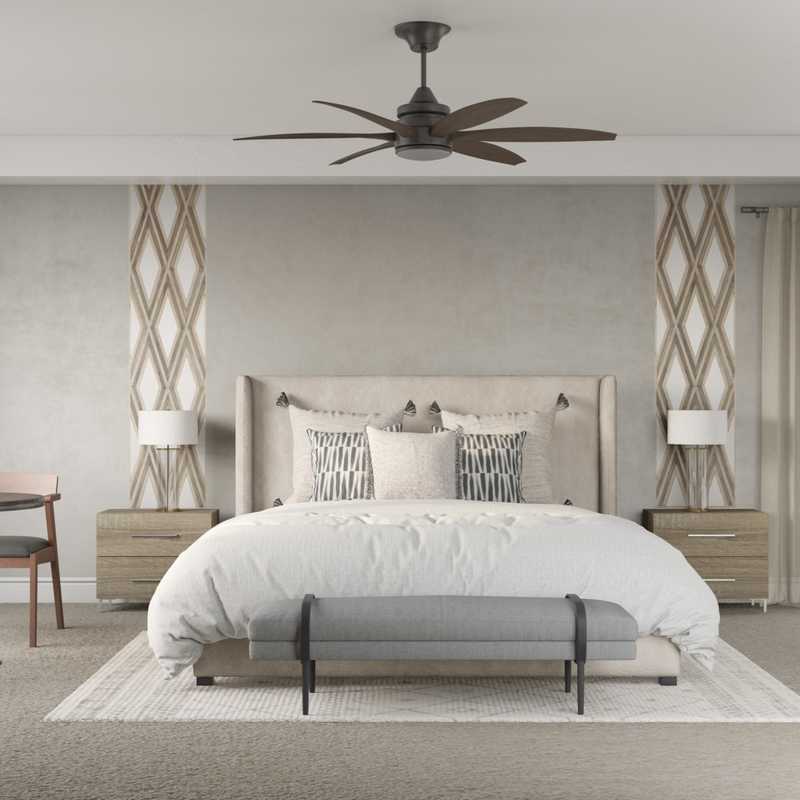 Contemporary, Scandinavian Bedroom Design by Havenly Interior Designer Rocio
