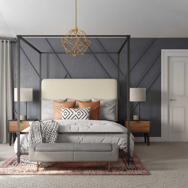 Bohemian Bedroom Design by Havenly Interior Designer Leigh