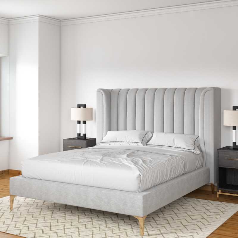 Industrial Bedroom Design by Havenly Interior Designer Jill