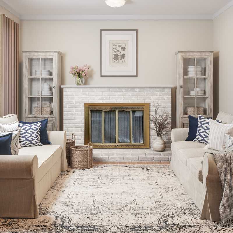 Classic Living Room Design by Havenly Interior Designer Sara