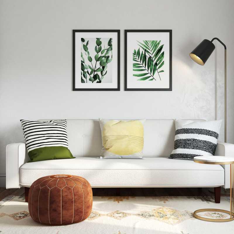 Bohemian Office Design by Havenly Interior Designer Cynthia