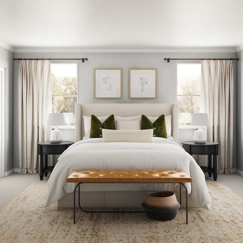 Classic, Transitional Bedroom Design by Havenly Interior Designer Erin