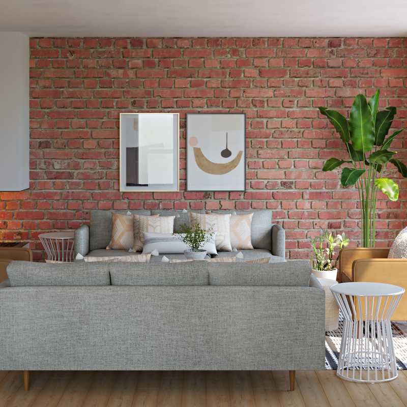 Scandinavian Living Room Design by Havenly Interior Designer Brianna