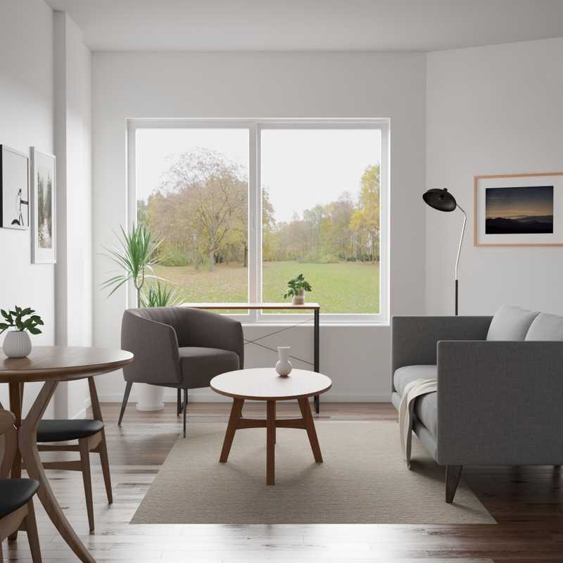 Modern, Minimal, Scandinavian Living Room Design by Havenly Interior Designer Amanda