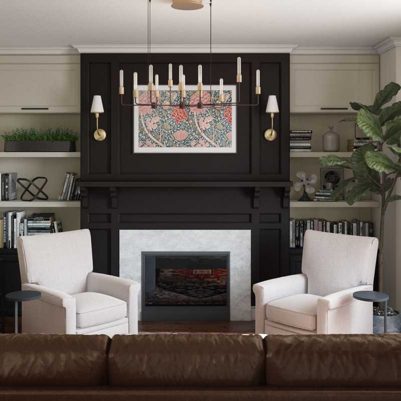 Modern, Classic, Rustic Living Room Design by Havenly Interior Designer Patricia