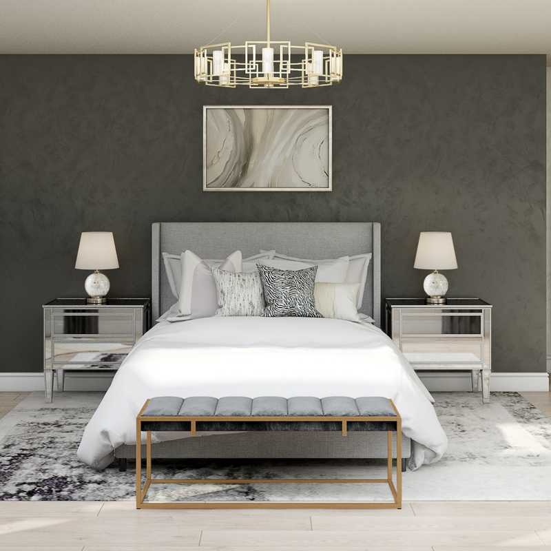 Modern, Classic, Glam, Transitional Bedroom Design by Havenly Interior Designer Erin