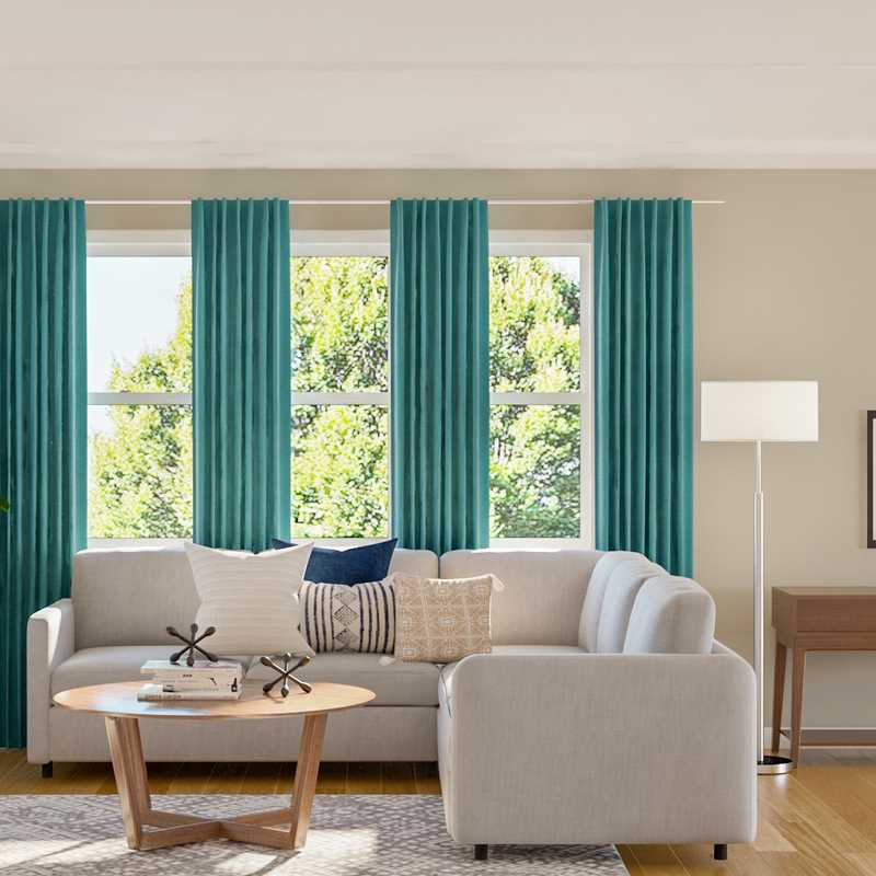 Modern Living Room Design by Havenly Interior Designer Camille