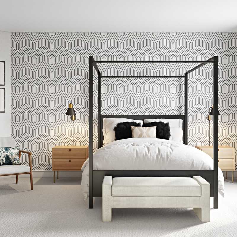 Modern, Coastal Bedroom Design by Havenly Interior Designer Monica