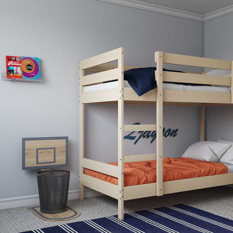Preppy Bedroom Design by Havenly Interior Designer Marty