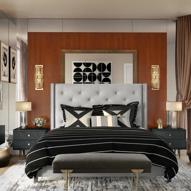 Modern, Glam Bedroom Design by Havenly Interior Designer Ashley