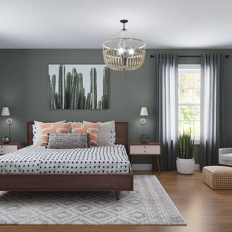 Bohemian, Global, Scandinavian Bedroom Design by Havenly Interior Designer Alicia