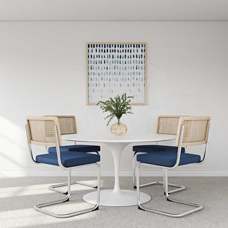Modern, Midcentury Modern, Scandinavian Dining Room Design by Havenly Interior Designer Isaac