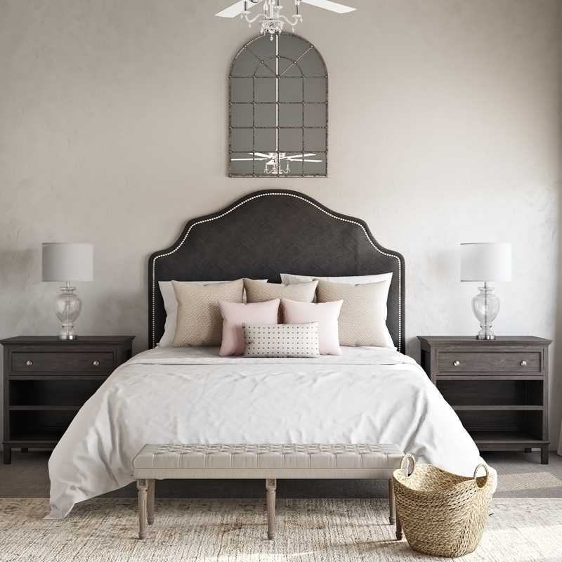 Glam, Traditional Bedroom Design by Havenly Interior Designer Chelsea