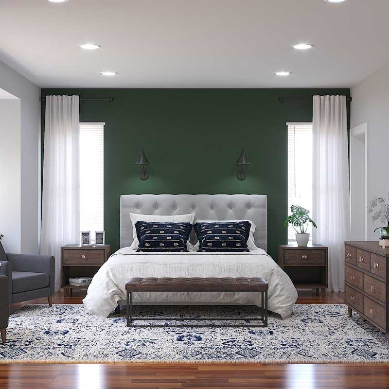 Modern, Rustic Bedroom Design by Havenly Interior Designer Sara