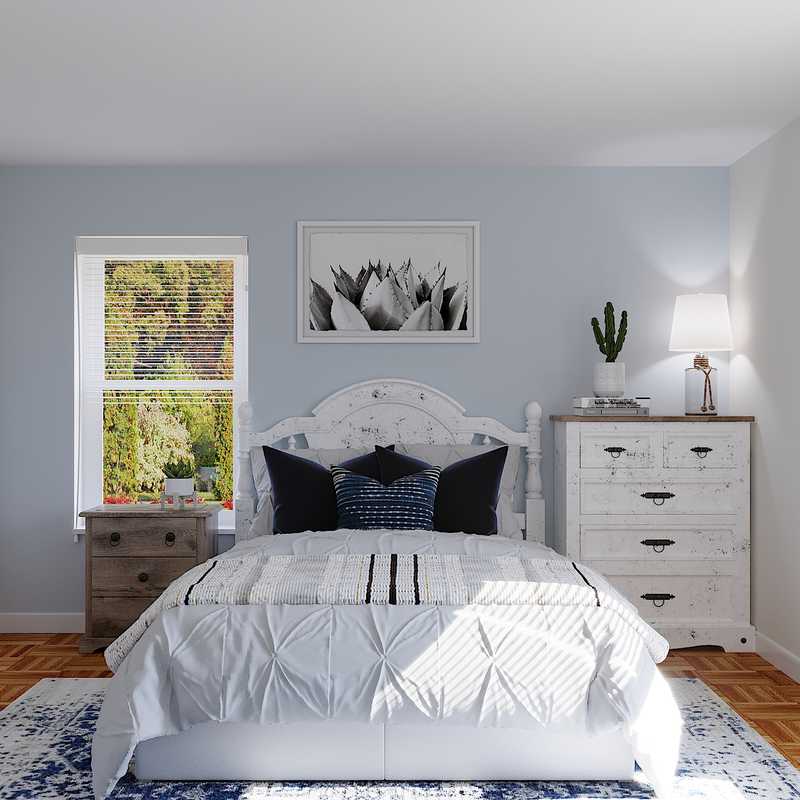 Bohemian, Rustic, Scandinavian Bedroom Design by Havenly Interior Designer Fendy