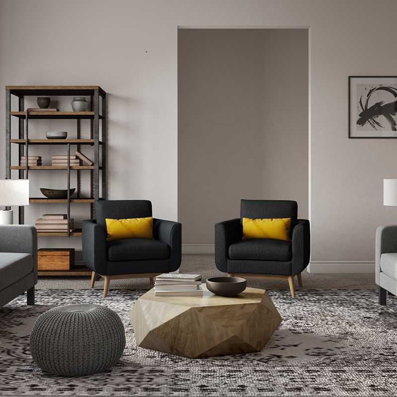 Modern Living Room Design by Havenly Interior Designer Marcelo