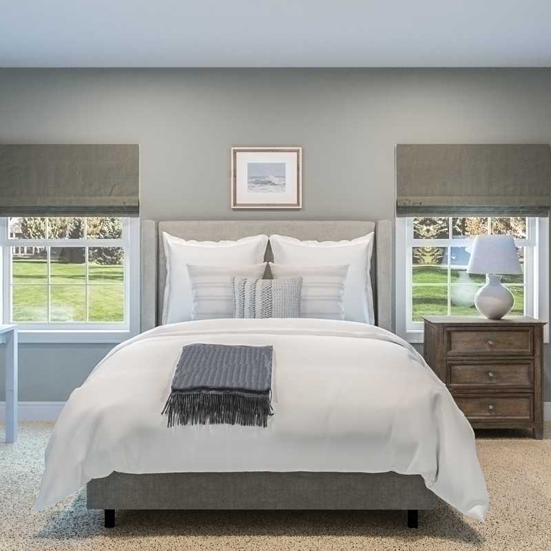 Classic, Coastal Bedroom Design by Havenly Interior Designer Brooke