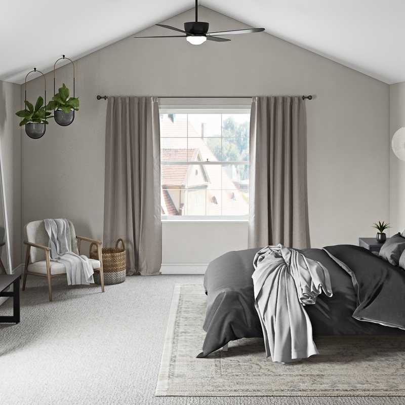 Industrial, Scandinavian Bedroom Design by Havenly Interior Designer Luisa