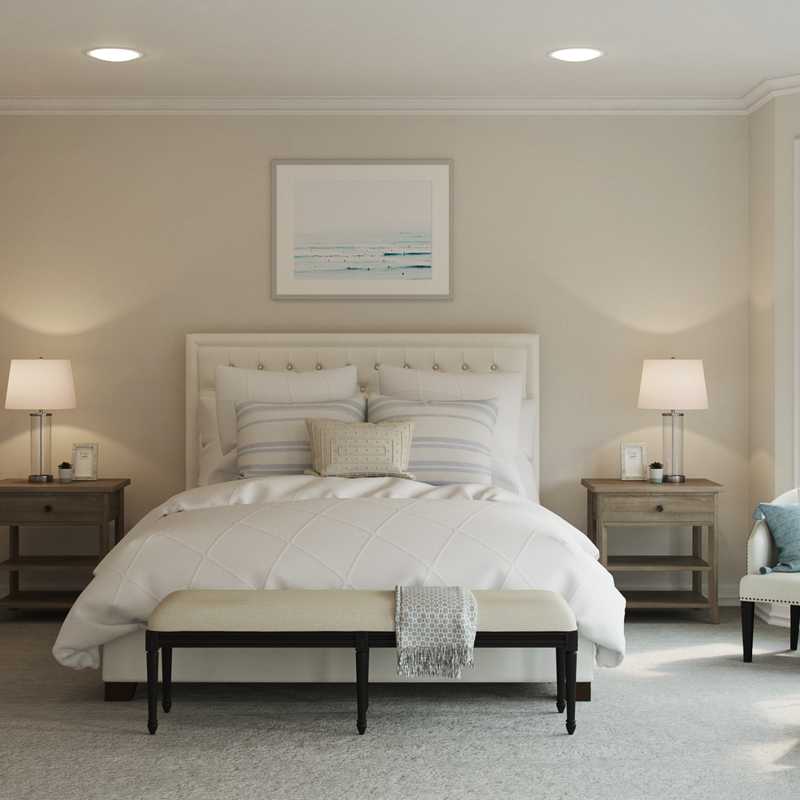 Transitional Bedroom Design by Havenly Interior Designer Erin