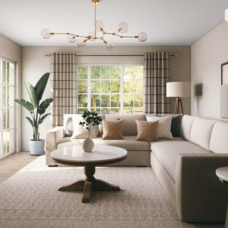 Classic, Traditional Living Room Design by Havenly Interior Designer Laura