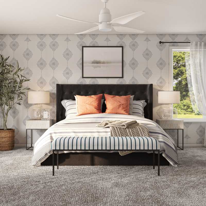 Farmhouse, Scandinavian Bedroom Design by Havenly Interior Designer Sydney