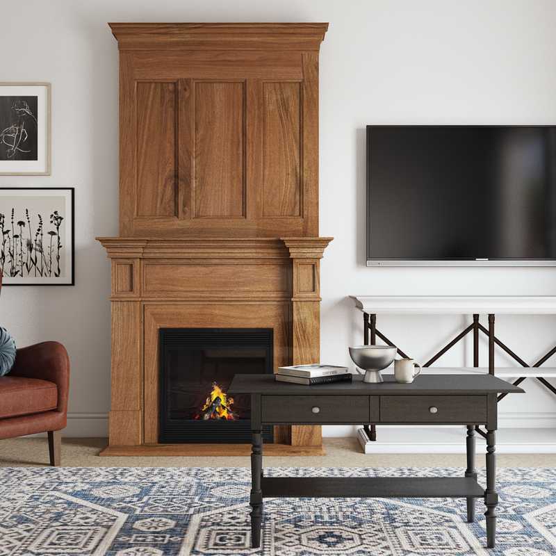 Eclectic, Bohemian Living Room Design by Havenly Interior Designer Alexis