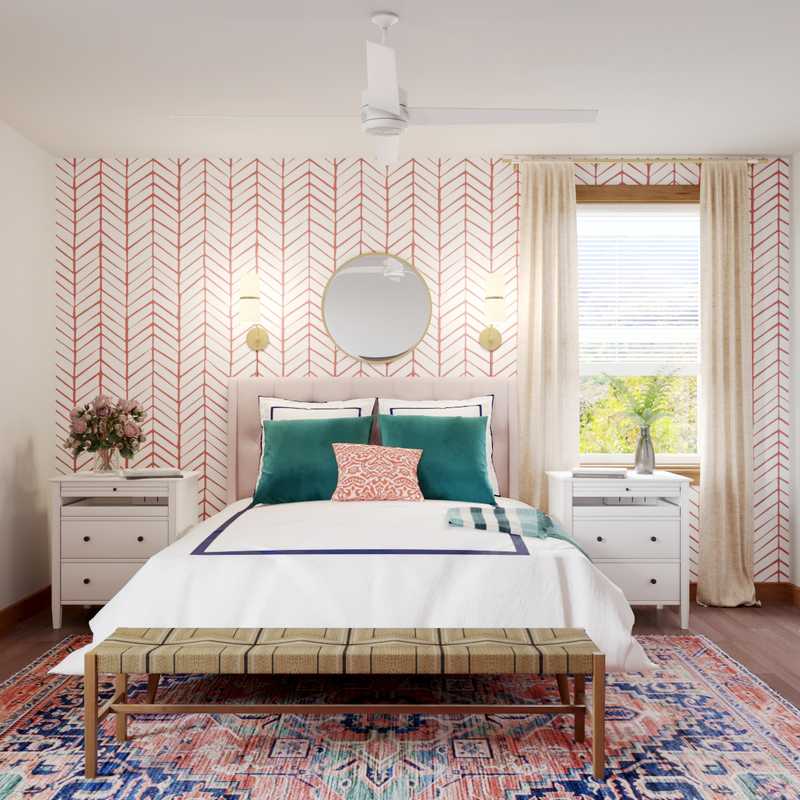 Modern, Eclectic Bedroom Design by Havenly Interior Designer Annie