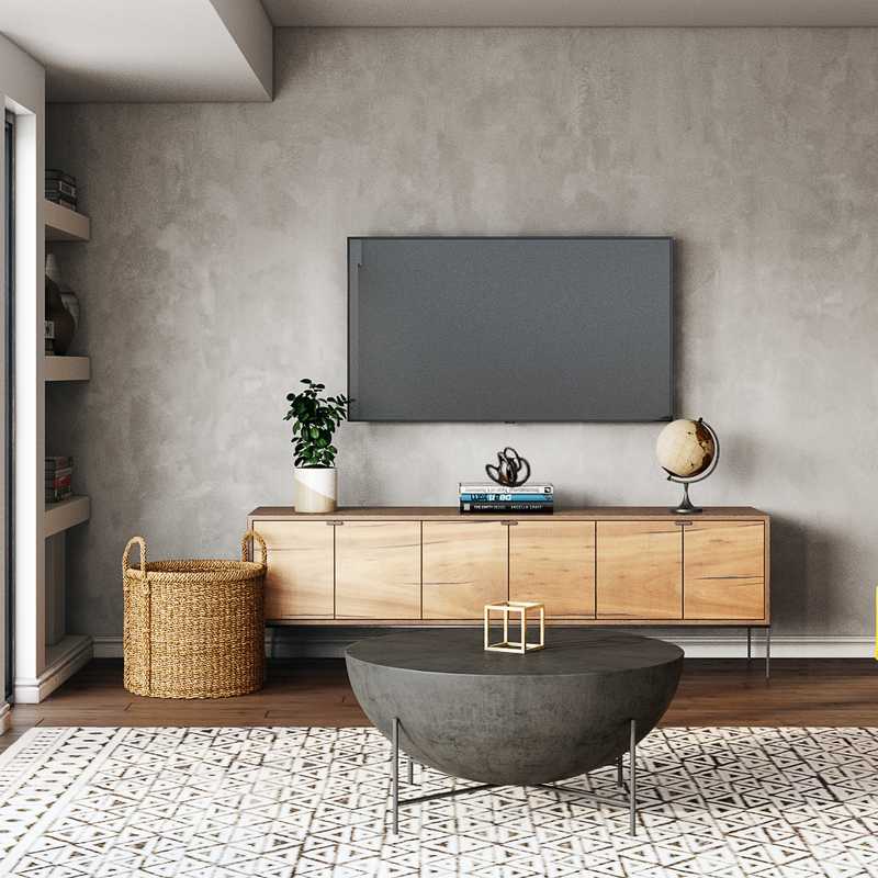 Midcentury Modern, Minimal, Scandinavian Living Room Design by Havenly Interior Designer Cathrine