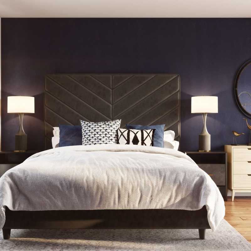 Contemporary Bedroom Design by Havenly Interior Designer Noorulain