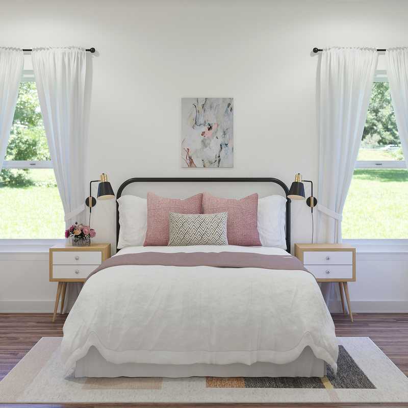 Classic, Bohemian, Glam Bedroom Design by Havenly Interior Designer Michelle
