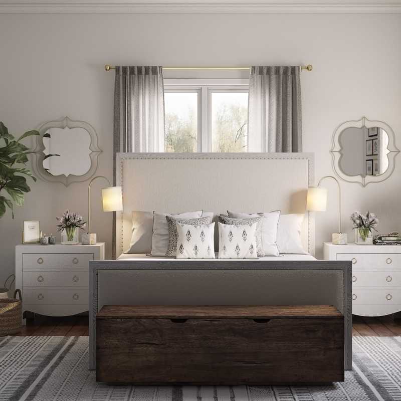 Contemporary, Modern, Classic, Coastal, Glam Bedroom Design by Havenly Interior Designer Sophia