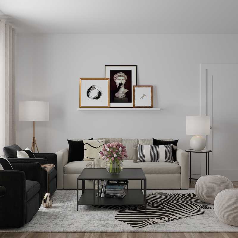 Modern Living Room Design by Havenly Interior Designer Dani