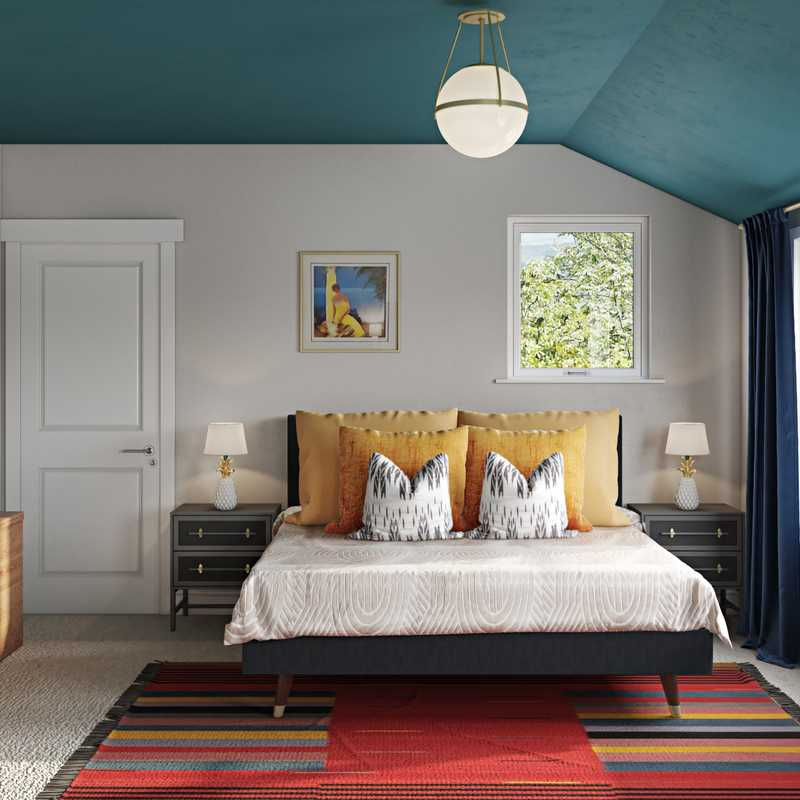 Eclectic Bedroom Design by Havenly Interior Designer Leah