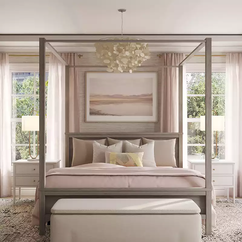 Classic, Transitional Bedroom Design by Havenly Interior Designer Kristine
