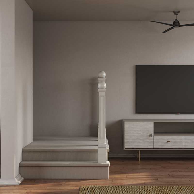 Bohemian, Coastal, Minimal, Scandinavian Living Room Design by Havenly Interior Designer Chelsea